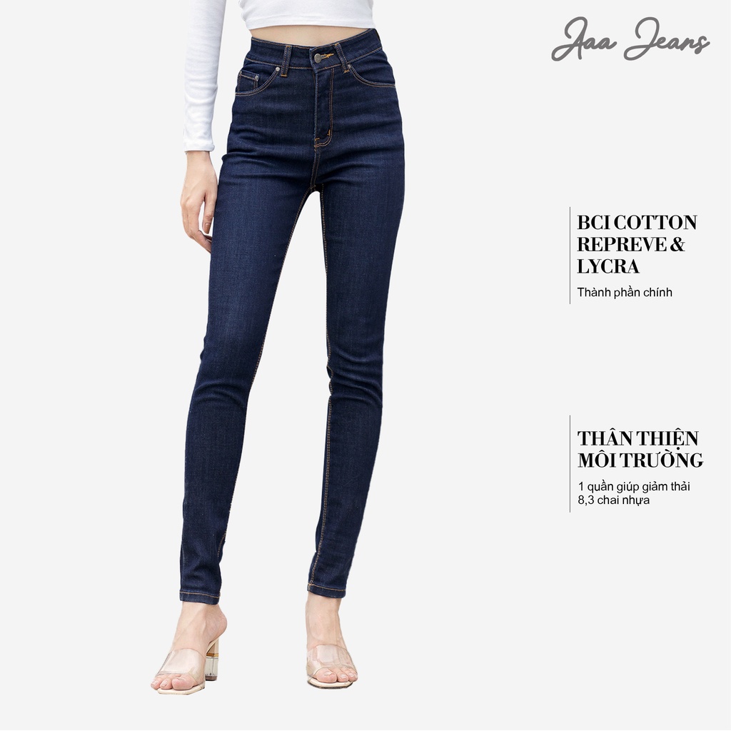 Quần Jean Repreve Skinny Lưng Cao Thân Thiện Môi Trường Aaa Jeans