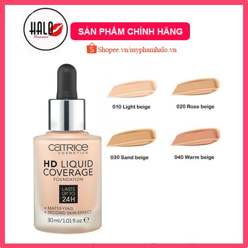 Kem nền CATRICE HD❤️FREESHIP❤️Kem nền CATRICE HD Liquid Coverage