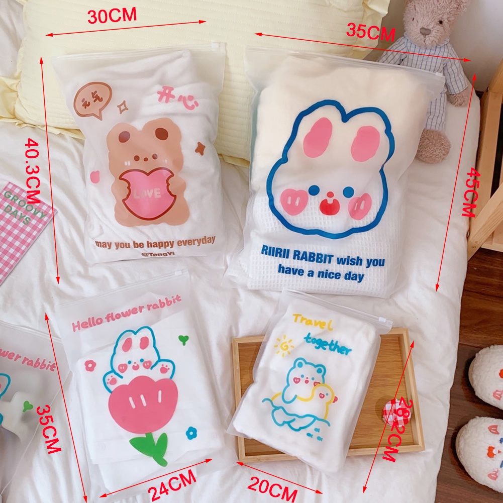 Túi Đựng Quần Áo Trong Suốt Phân Loại Tiện Dụng Khi Đi Du Lịch