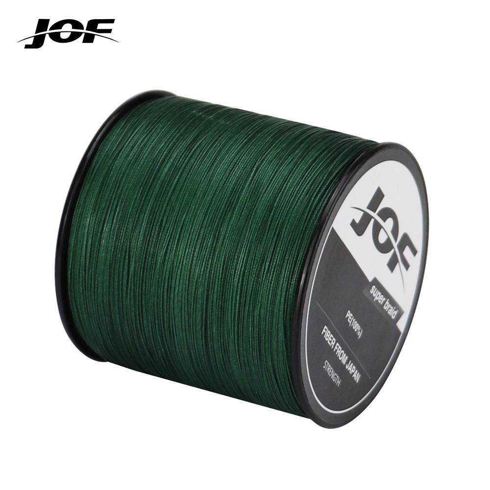 JOF Cuộn Dây Câu Cá Bện 4 Sợi Kích Thước 300m 500m 1000m Chất Lượng Cao