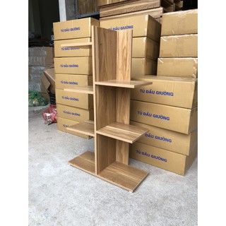 KỆ SÁCH GỖ VUÔNG 5 TẦNG