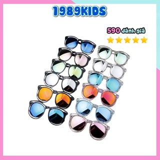 Kính mát cho bé trai bé gái 12 mẫu chống tia uv mắt kính trẻ em thời trang chống bụi KB02