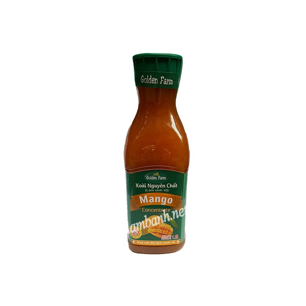 SINH TỐ GOLDEN FARM 1L    (VIỆT QUẤT,DÂU,CHANH LEO,,,)
