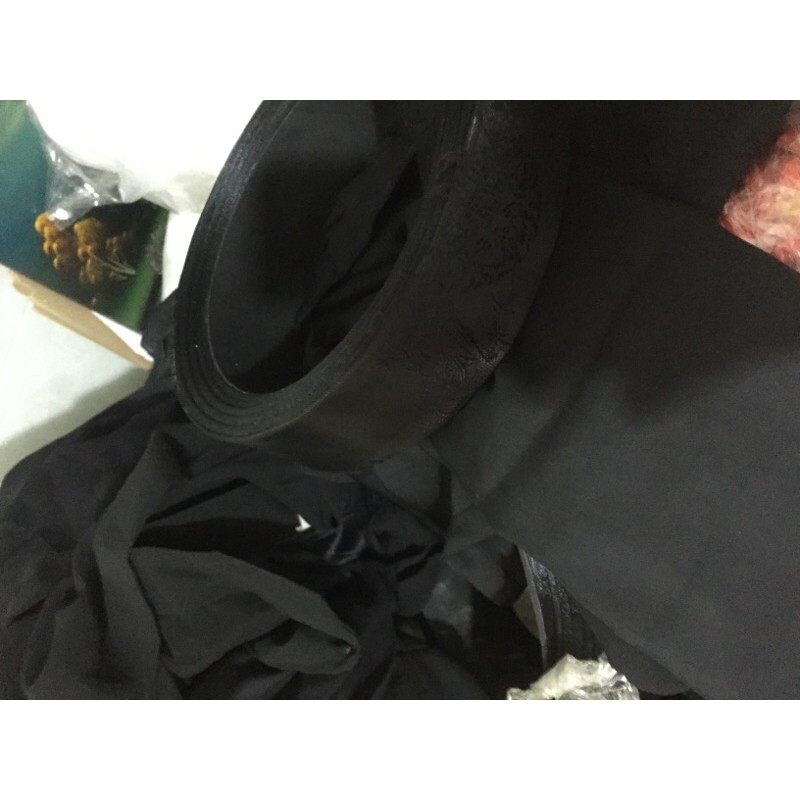 Áo dài the đen nam ông đồ tết