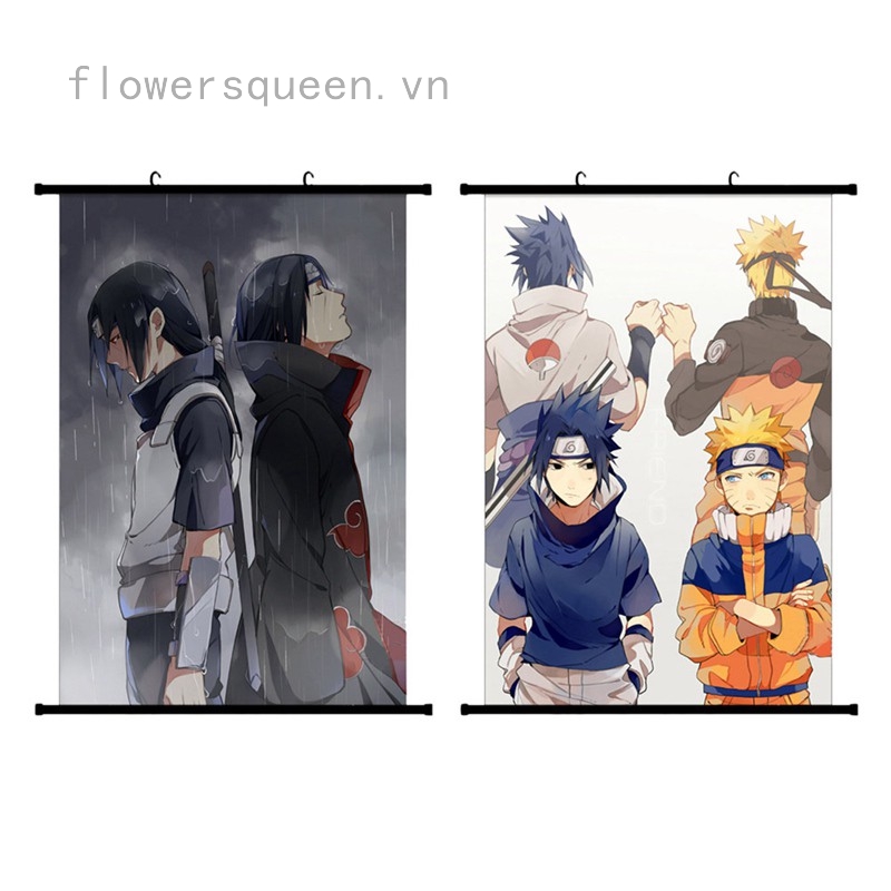 flowersqueen Poster treo tường anime naruto