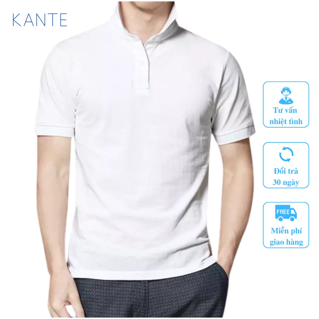 Áo thun nam ngắn tay cổ bẻ kante, Áo phông nam chất vải cotton cá sấu mềm mịn không nhăn thấm hút mồ hôi (ACB)