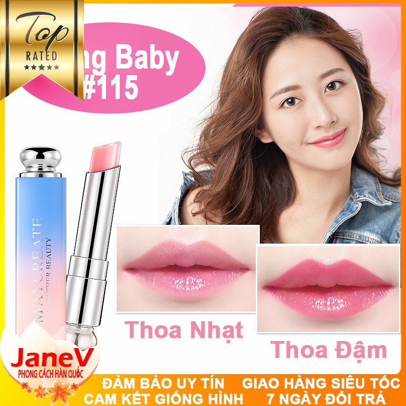 Son Môi Đổi Màu Dưỡng Ẩm Maycreate Chính Hãng MCE116 | BigBuy360 - bigbuy360.vn