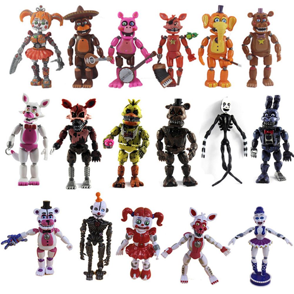 Mô Hình Chú Gấu Bonnie Foxy Fazbear Thủ Công Dễ Thương Dùng Trang Trí Nhà Cửa