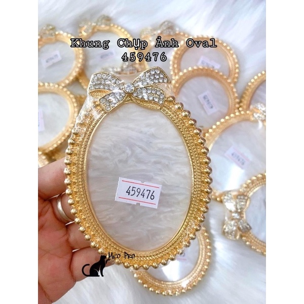 Khung nơ chụp ảnh mẫu nail, charm ,pha màu trang trí móng