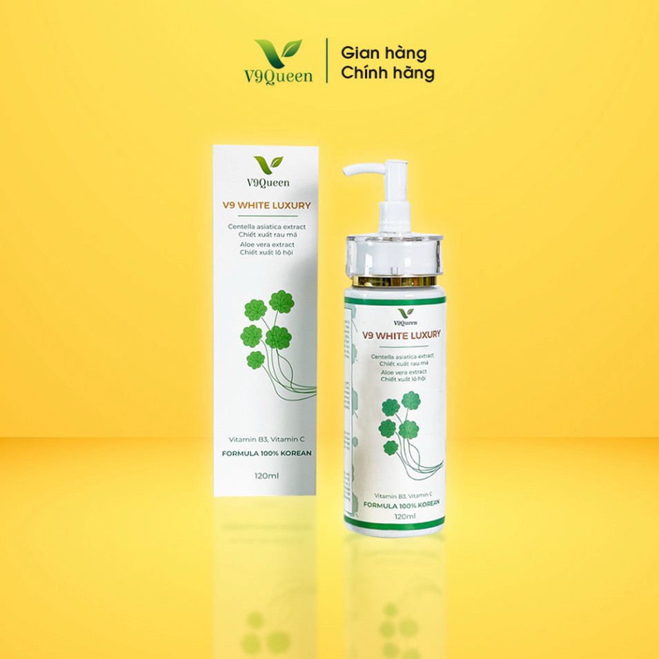 Sữa Rửa Mặt,Sữa Rửa Mặt Tạo Bọt Rau Má, giảm Mụn, Mờ Thâm Nám, Tàn Nhang - Mỹ Phẩm Bà Bầu V9Queen