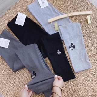 Legging len tăm thêu túi zip xịn xò