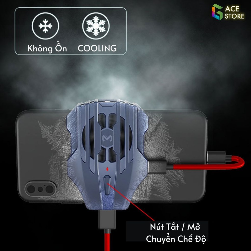 Memo DL02 | Quạt tản nhiệt sò lạnh siêu mát dành cho điện thoại