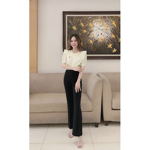 QUẦN VẢI LOE GẤU 1 CÚC CHẤT ĐẸP MS13891