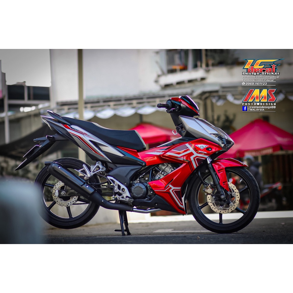 Tem Rời Winner X đỏ bạc trắng đẹp