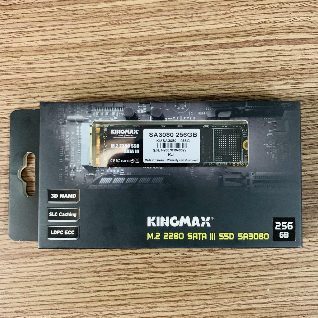 Ô cứng SSD M2 SATA III 256Gb Kingmax SA3080 - Chính hãng Viễn Sơn Phân Phối | WebRaoVat - webraovat.net.vn