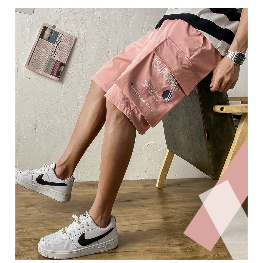 Quần short nam túi hộp chất kaki cao cấp mềm mịn mát mẻ | BigBuy360 - bigbuy360.vn