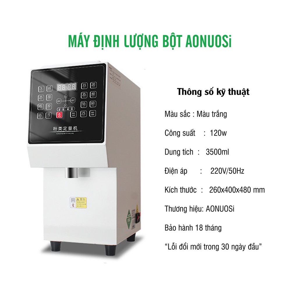 Máy đo lượng bột chuẩn , máy đong bột chuyên dụng cho các quán