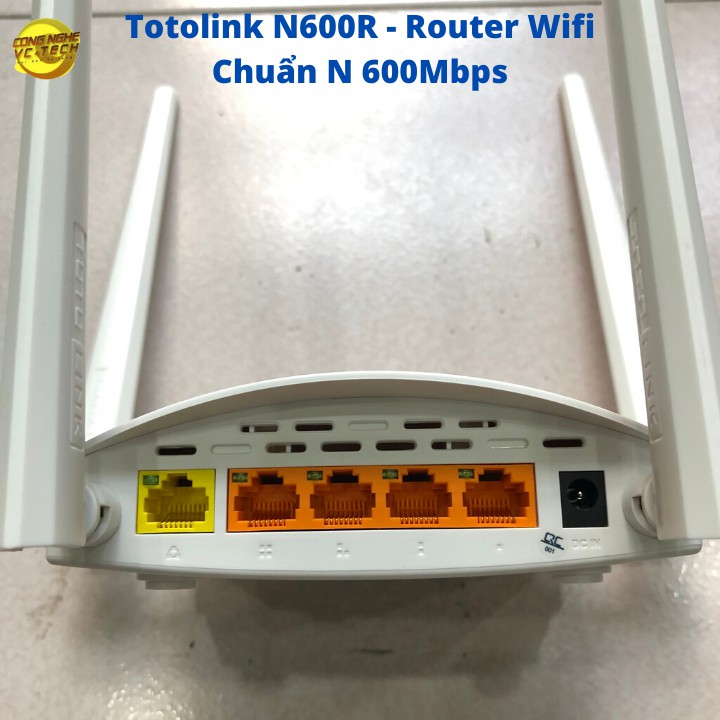 Bộ Phát WIFI Totolink N600R - Router Wifi Chuẩn N 600Mbps-Hàng chính hãng Full VAT