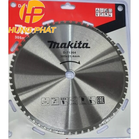 Lưỡi cắt sắt hợp kim dùng cho máy cắt chậm tua Makita D-71364