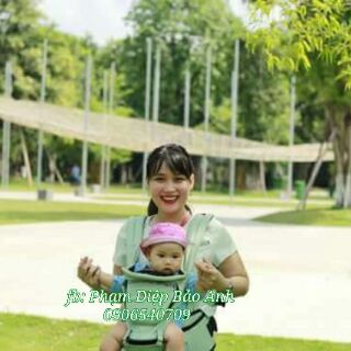 Địu ngồi cho bé yêu