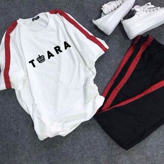 Bộ quần áo t-ara in theo yêu cầu