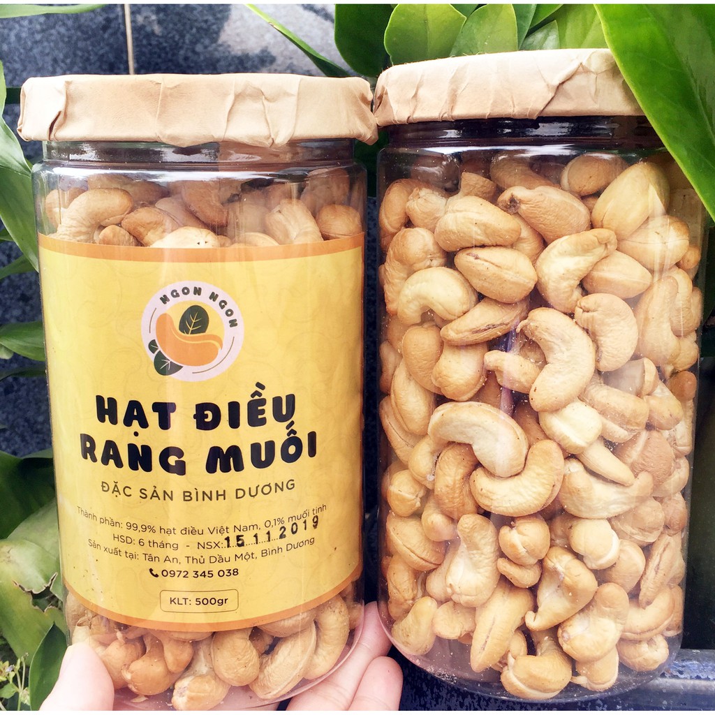 500gram Hạt điều rang muối bóc vỏ lụa