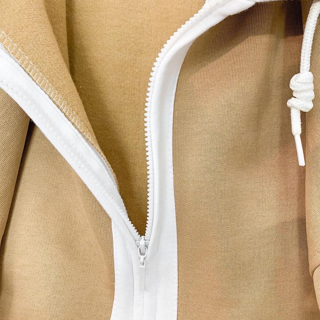 Áo Khoác Hoodie Zip ZET Vải Nỉ Bông Dày Form Rộng Nam Nữ Tay Dài Phong Cách Ulzzang Unisex (Ảnh Thật/ Có Sẵn)