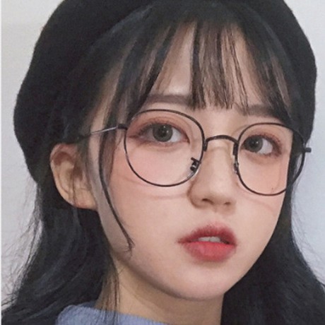 Gọng kính kim loại mắt mèo kèm hộp và khăn lau [ CÓ VIDEO]