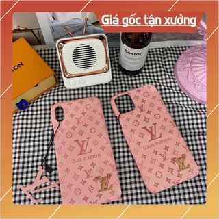 Ốp lưng da LV hồng cho iPhone