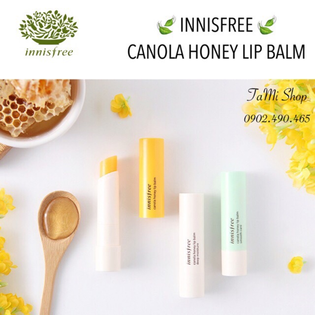 Son Dưỡng Môi Innisfree Canola Honey Lip Balm