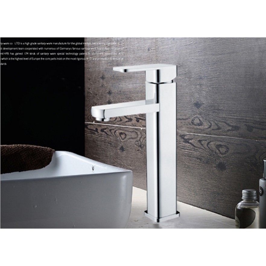 Vòi Lavabo nóng lạnh dáng dài cao cấp - hợp kim Shatian - dùng cho Lavabo đặt bàn | BigBuy360 - bigbuy360.vn