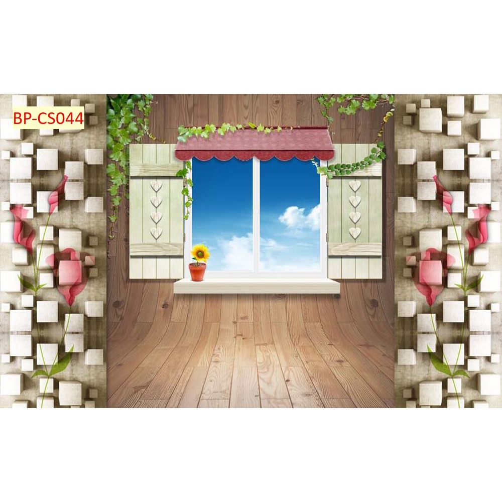 Tranh 3d dán tường cửa sổ hiện đại hot hit, hình ảnh mới nhất, phù hợp với nhiều không gian, gia đình