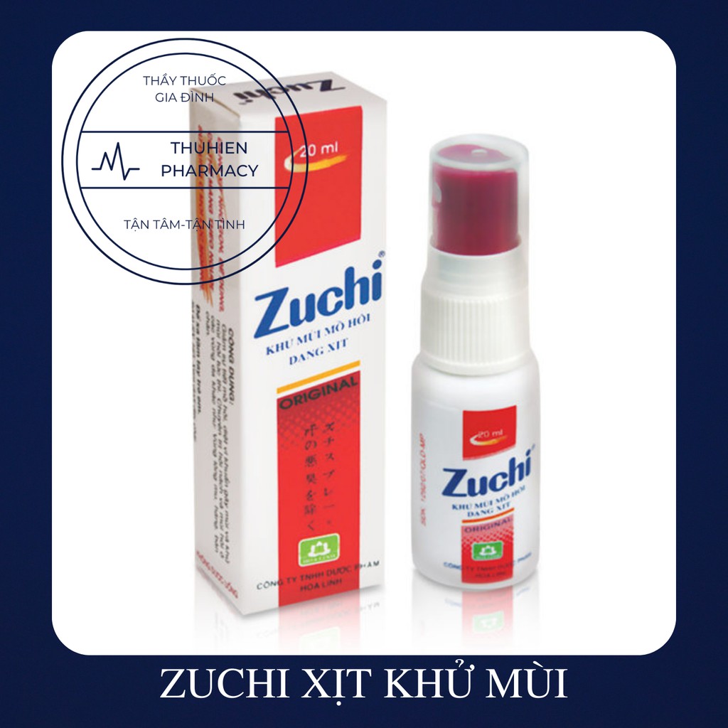 [Date 07/2022] XỊT ZUCHI - Khử mùi hôi dạng xịt (Lọ 20ml)