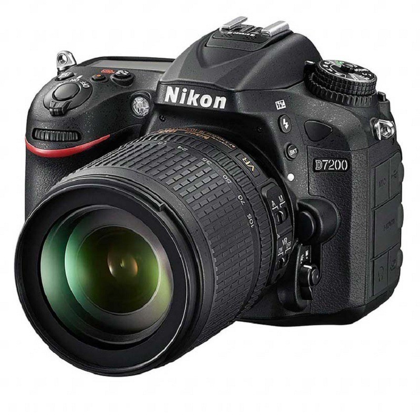 Nikon D7200 24.2MP với Lens 18-105mm VR (Đen)