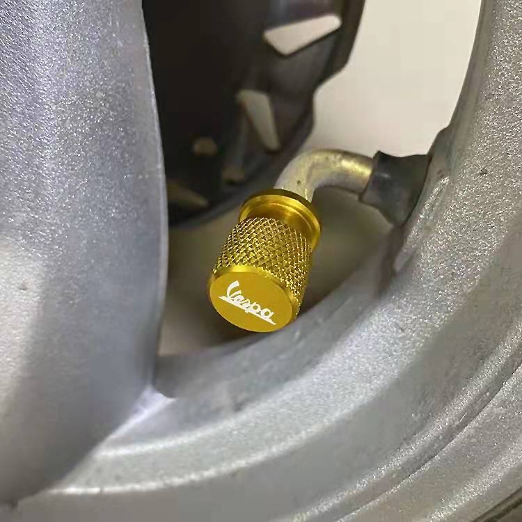 Van lốp xe máy Nắp đậy nắp kín CNC cho Piaggio Vespa GTS GTV LX 60 125 250 300 Primavera Sprint