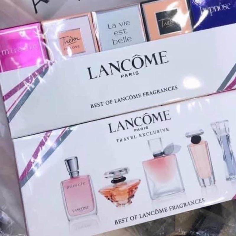 Tách set nước hoa Lancome nữ 5 mùi cực hot của hãng