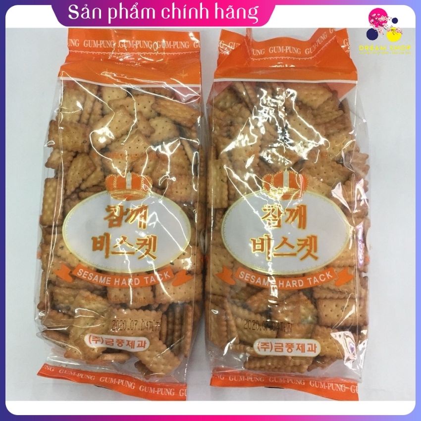 Bánh quy lúa mạch vị vừng Hàn Quốc Geum Pung 270g -Dreamshop.vn