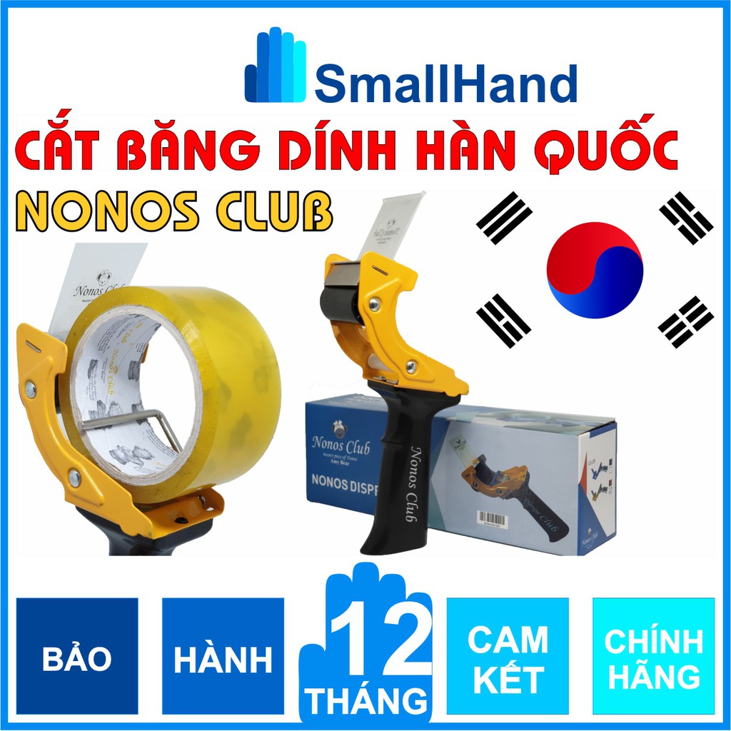 Cắt băng dính Hàn Quốc – Nonos Club – Dụng cụ cắt băng dính cầm tay nhập khẩu Hàn Quốc – Đóng hàng tiện lợi, an toàn