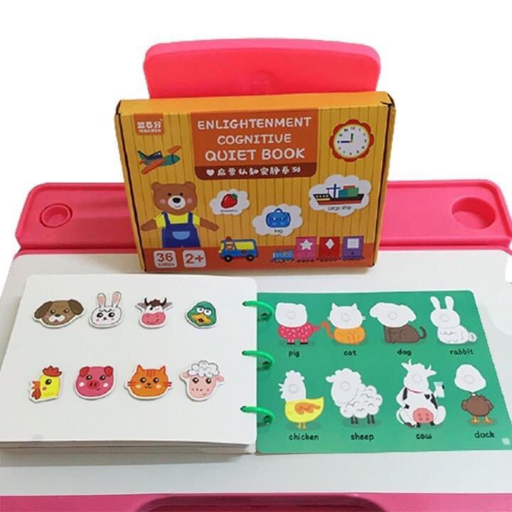 Học liệu bóc dán montessori 17 chủ đề giáo dục sớm thông minh cho bé đồ chơi giáo dục phát triển trí tuệ