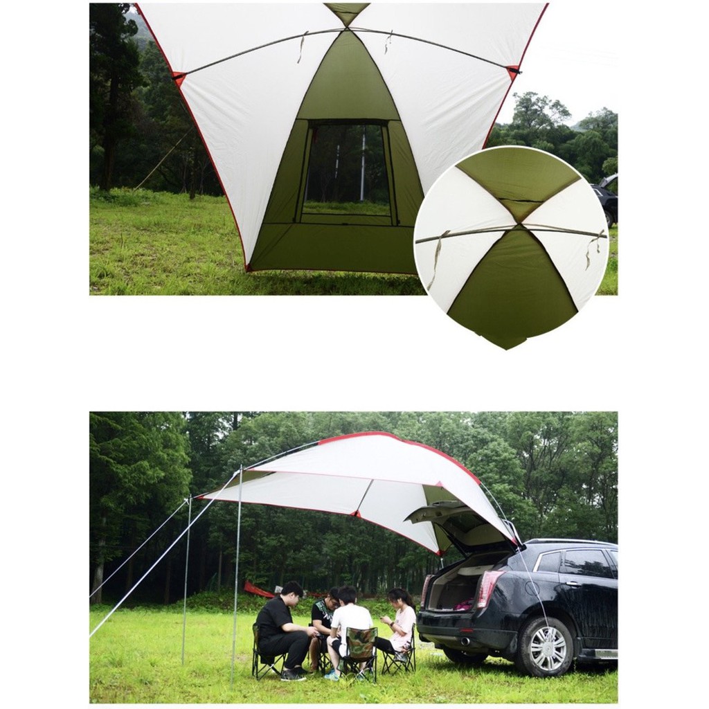 Mái che dã ngoại ⚽Wind Tour Pergola⚽ gắn ô tô xếp gọn