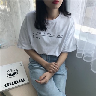 Áo thun trắng basic