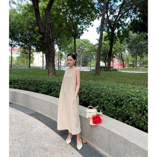 Đầm suông dáng dài thiết kế xẻ tà sau Dreamy Dress - Miahou Closet