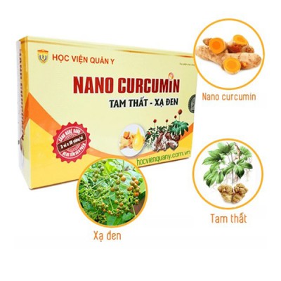 [CHÍNH HÃNG] NANO CURCUMIN TAM THẤT XẠ ĐEN – HỌC VIỆN QUÂN Y