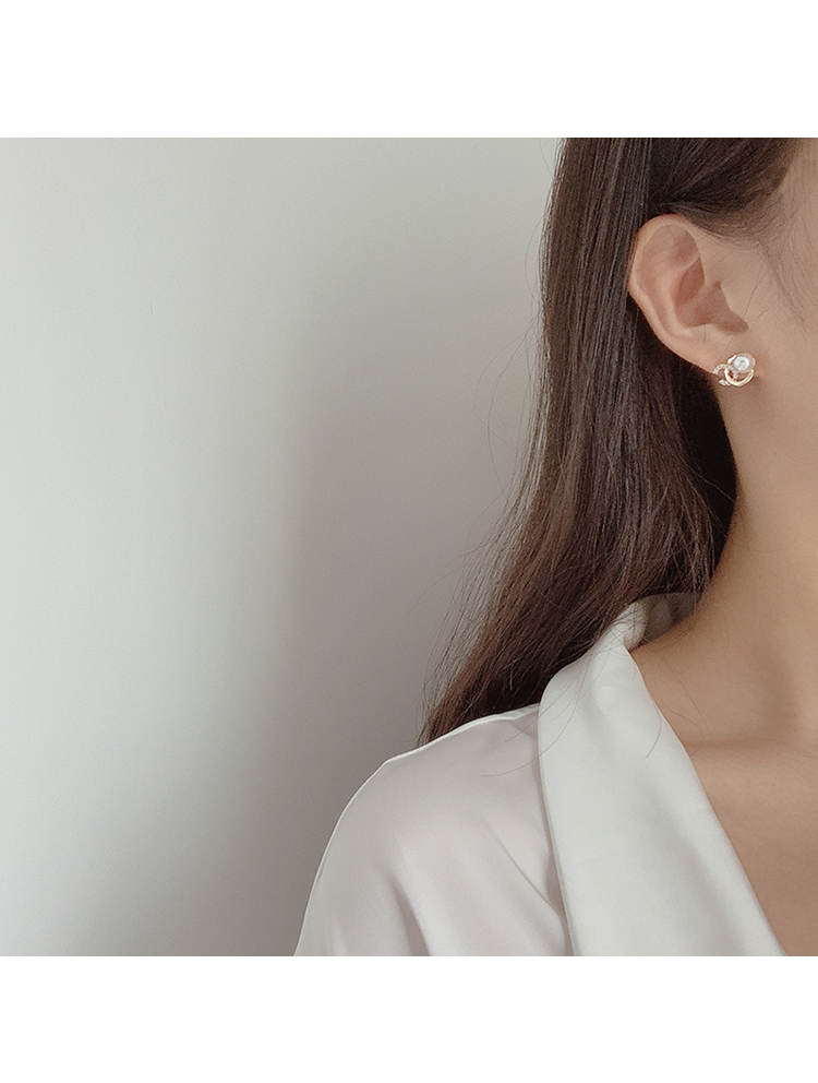 Đôi bông tai kiểu dáng đơn giản thời trang phong cách Hàn Quốc cho nữ