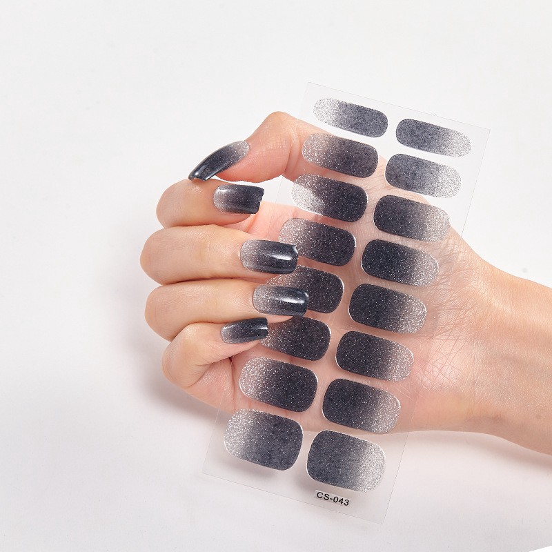 Set 16 móng tay giả dùng trang trí móng
