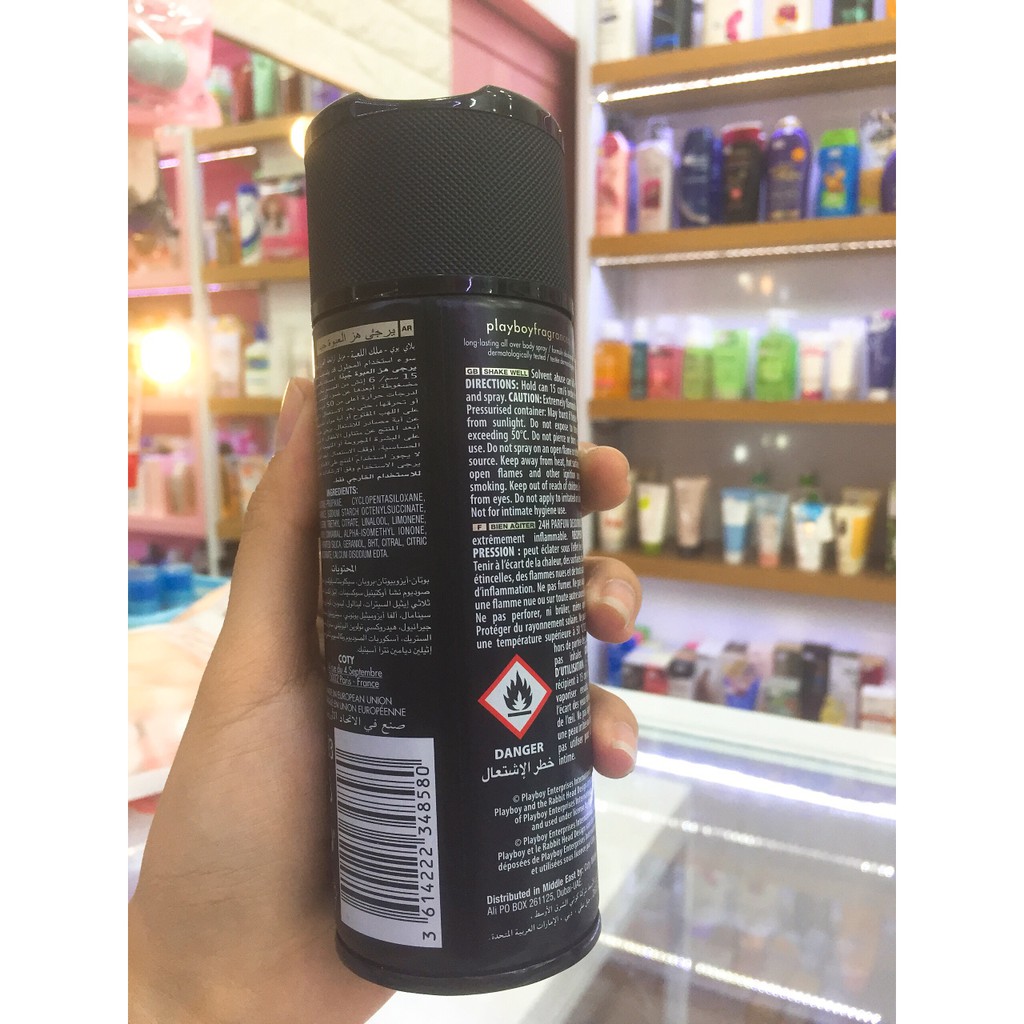 XỊT KHỬ MÙI TOÀN THÂN PLAYBOY 150ML + ADIDAS + AXE