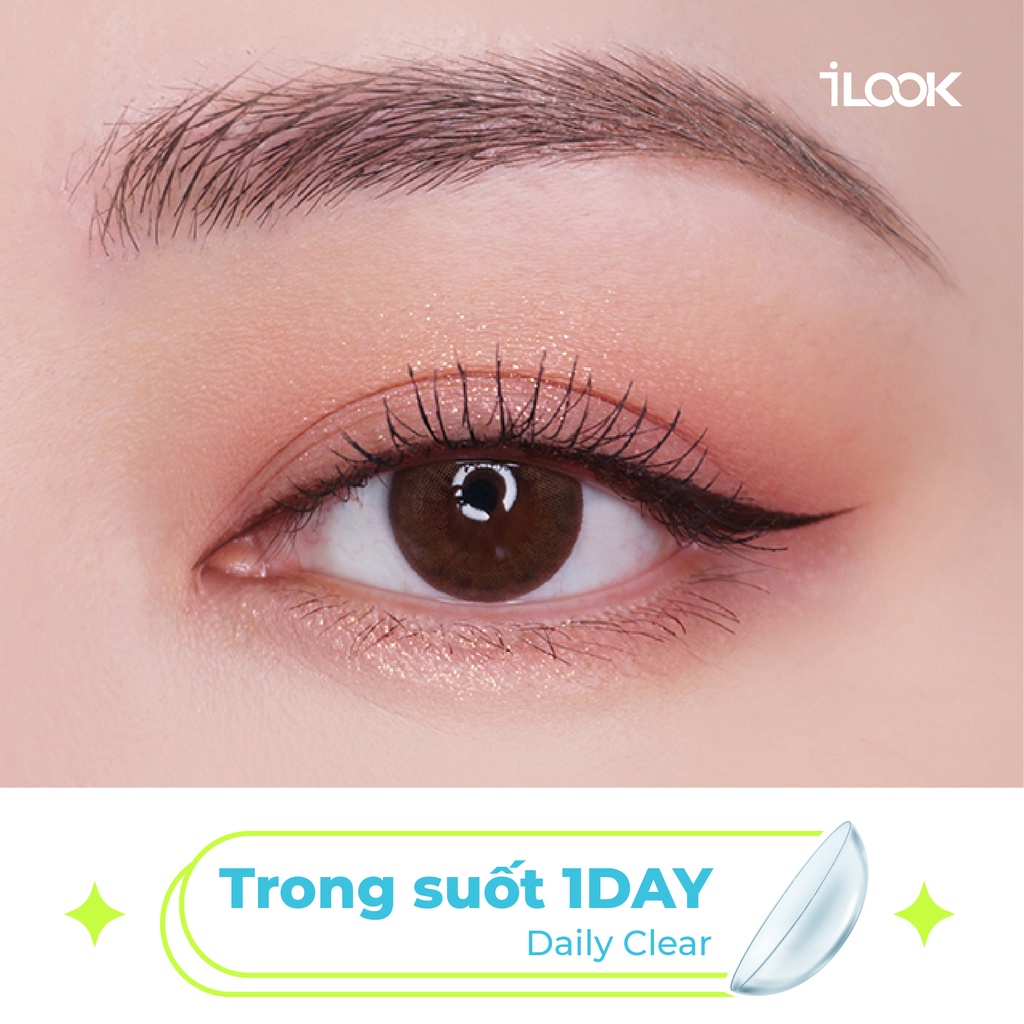 Kính Áp Tròng iLook [0-9.5 Độ] Trong Suốt Chống Tia UV CLALEN Hàn Quốc Chính Hãng Tặng Kèm Khay Đựng
