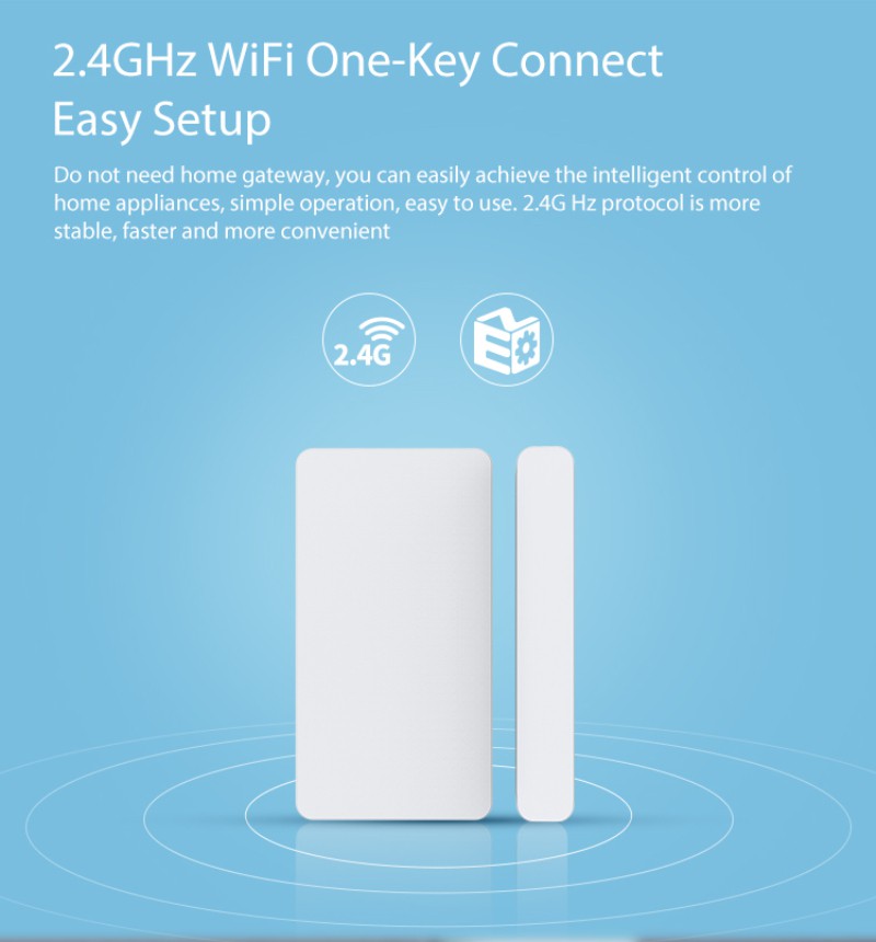 Hệ Thống Báo Động Chống Trộm Gắn Cửa Có Kết Nối Wifi