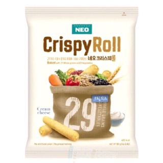 BÁNH NGŨ CỐC CUỘN KEM PHÔ MAI NEO CRISPY ROLL (túi 80g)