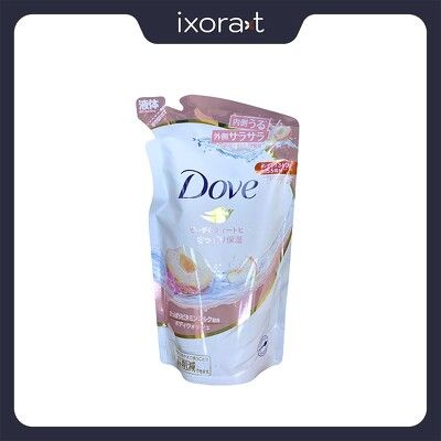 Sữa tắm Dove Nhật túi refill   dưỡng ẩm trắng sáng da hương hoa, đào, vani, cho da nhạy cảm